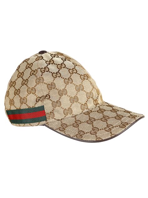 gg canvas hat with gucci strip on beak|Gucci Original Gg Canvas Hats for Men .